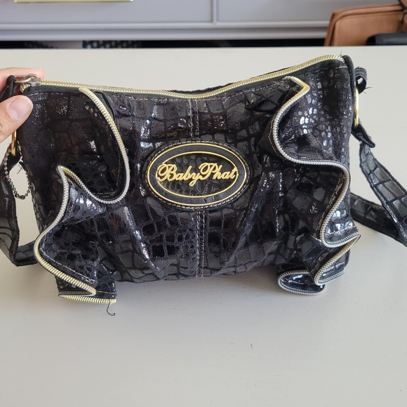 Baby Phat Black Crossbody Bag 👜 - Picture 1 of 10